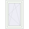 Pricing Tilt-and-Turn 550x950 mm REHAU OPTIMUM EURO-DESIGN 70 RAL 9016 Traffic white two-sided
