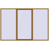 Pricing Tilt-and-Turn 3600x2400 mm REHAU ENERGY-SAVING SYNEGO MD LIGHT_OAK two-sided