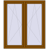 Ustalenie cen Okna skrzydłowe 1275x1460 mm REHAU ENERGY-SAVING SYNEGO MD GOLDEN OAK zewnętrzny