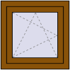 Pricing Tilt-and-Turn 600x600 mm REHAU OPTIMUM EURO-DESIGN 70 GOLDEN OAK two-sided