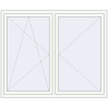 Pricing Tilt-and-Turn 1720x1420 mm REHAU OPTIMUM EURO-DESIGN 70 RAL 9016 Traffic white two-sided