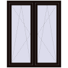 Ustalenie cen Okna skrzydłowe 1185x1460 mm REHAU ENERGY-SAVING SYNEGO MD BLACK_BROWN zewnętrzny
