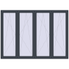 Pricing Tilt-and-Turn 2500x1800 mm REHAU ENERGY-SAVING SYNEGO MD ANTHRACITE_GREY_STRUKTURAL external