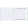 Pricing Tilt-and-Turn 1730x880 mm REHAU OPTIMUM EURO-DESIGN 70 RAL 9016 Traffic white two-sided