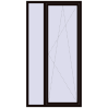 Pricing Tilt-and-Turn 1200x2300 mm REHAU ENERGY-SAVING SYNEGO MD BLACK_BROWN two-sided