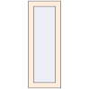 Pricing Tilt-and-Turn 300x800 mm REHAU OPTIMUM EURO-DESIGN 70 CREAME_WHITE_50L-2 two-sided