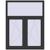 Ustalenie cen Okna skrzydłowe 1100x1400 mm REHAU OPTIMUM EURO-DESIGN 70 ANTHRACITE_GREY_GLATT dwustronny