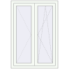 Pricing Tilt-and-Turn 900x1300 mm REHAU OPTIMUM EURO-DESIGN 70 RAL 9016 Traffic white two-sided