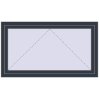 Pricing Tilt-and-Turn 1400x800 mm REHAU OPTIMUM EURO-DESIGN 70 ANTHRACITE_GREY_STRUKTURAL two-sided