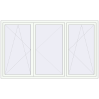 Pricing Tilt-and-Turn 2440x1450 mm REHAU OPTIMUM EURO-DESIGN 70 RAL 9016 Traffic white two-sided