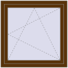 Pricing Tilt-and-Turn 1000x1000 mm EPSILON OPTIMA WALNUT two-sided