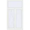 Pricing Tilt-and-Turn 990x1850 mm REHAU ENERGY-SAVING SYNEGO MD RAL 9016 Traffic white two-sided