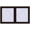 Pricing Tilt-and-Turn 1770x1025 mm REHAU ENERGY-SAVING SYNEGO MD BLACK_BROWN two-sided