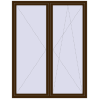 Pricing Tilt-and-Turn 1700x2200 mm REHAU ENERGY-SAVING SYNEGO MD DARK_OAK two-sided