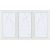 Pricing Tilt-and-Turn 2440x1450 mm REHAU OPTIMUM EURO-DESIGN 70 RAL 9016 Traffic white two-sided
