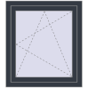 Ustalenie cen Okna skrzydłowe 750x850 mm CLASICTHERM 70 ANTHRACITE_GREY_STRUKTURAL dwustronny