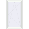 Ustalenie cen Okna skrzydłowe 1000x1800 mm EPSILON OPTIMA RAL 9016 Traffic white dwustronny