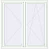 Pricing Tilt-and-Turn 1500x1500 mm REHAU OPTIMUM EURO-DESIGN 70 RAL 9016 Traffic white two-sided