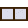Pricing Tilt-and-Turn 1800x900 mm REHAU OPTIMUM EURO-DESIGN 70 DARK_OAK external