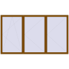 Pricing Tilt-and-Turn 4000x2300 mm REHAU BRILLANT DESIGN GOLDEN OAK two-sided