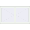 Pricing Tilt-and-Turn 2400x1400 mm REHAU ENERGY-SAVING SYNEGO MD RAL 9016 Traffic white two-sided