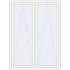 Pricing Tilt-and-Turn 1400x1900 mm REHAU OPTIMUM EURO-DESIGN 70 RAL 9016 Traffic white two-sided