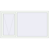 Pricing Tilt-and-Turn 1800x1000 mm REHAU BRILLANT DESIGN RAL 9016 Traffic white two-sided