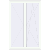 Pricing Tilt-and-Turn 1500x2300 mm REHAU ENERGY-SAVING SYNEGO MD RAL 9016 Traffic white two-sided
