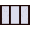 Pricing Tilt-and-Turn 2400x1600 mm REHAU OPTIMUM EURO-DESIGN 70 CHOCOLATE_BROWN two-sided