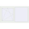 Pricing Tilt-and-Turn 1830x1040 mm REHAU OPTIMUM EURO-DESIGN 70 RAL 9016 Traffic white two-sided