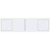Pricing Tilt-and-Turn 3500x1000 mm REHAU OPTIMUM EURO-DESIGN 70 RAL 9016 Traffic white two-sided