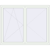 Pricing Tilt-and-Turn 1780x1430 mm REHAU OPTIMUM EURO-DESIGN 70 RAL 9016 Traffic white two-sided