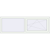 Pricing Tilt-and-Turn 1800x600 mm REHAU OPTIMUM EURO-DESIGN 70 RAL 9016 Traffic white two-sided