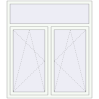 Pricing Tilt-and-Turn 1400x1600 mm REHAU OPTIMUM EURO-DESIGN 70 RAL 9016 Traffic white two-sided