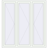 Pricing Tilt-and-Turn 1540x1640 mm REHAU OPTIMUM EURO-DESIGN 70 RAL 9016 Traffic white two-sided