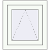 Ustalenie cen Okna skrzydłowe 520x550 mm EPSILON OPTIMA RAL 9016 Traffic white dwustronny