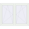 Pricing Tilt-and-Turn 1450x1150 mm REHAU ENERGY-SAVING SYNEGO MD RAL 9016 Traffic white two-sided