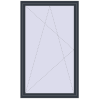 Pricing Tilt-and-Turn 1200x2000 mm REHAU ENERGY-SAVING SYNEGO MD ANTHRACITE_GREY_STRUKTURAL external
