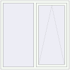 Pricing Tilt-and-Turn 1450x1450 mm REHAU BRILLANT DESIGN RAL 9016 Traffic white two-sided