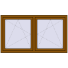 Ustalenie cen Okna skrzydłowe 1575x920 mm REHAU ENERGY-SAVING SYNEGO MD GOLDEN OAK dwustronny