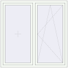 Pricing Tilt-and-Turn 1500x1500 mm REHAU OPTIMUM EURO-DESIGN 70 RAL 9016 Traffic white two-sided