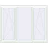 Pricing Tilt-and-Turn 1920x1500 mm REHAU BRILLANT DESIGN RAL 9016 Traffic white two-sided