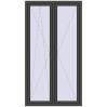 Pricing Tilt-and-Turn 1170x2170 mm REHAU ENERGY-SAVING SYNEGO MD BASALT_GREY two-sided