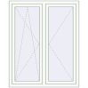 Ustalenie cen Okna skrzydłowe 1170x1430 mm REHAU OPTIMUM EURO-DESIGN 70 RAL 9016 Traffic white dwustronny