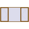 Pricing Tilt-and-Turn 3500x1800 mm REHAU OPTIMUM EURO-DESIGN 70 GOLDEN OAK two-sided