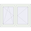 Pricing Tilt-and-Turn 1200x900 mm REHAU OPTIMUM EURO-DESIGN 70 RAL 9016 Traffic white two-sided