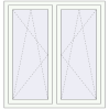 Pricing Tilt-and-Turn 1190x1260 mm REHAU OPTIMUM EURO-DESIGN 70 RAL 9016 Traffic white two-sided