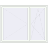 Pricing Tilt-and-Turn 1800x1420 mm REHAU OPTIMUM EURO-DESIGN 70 RAL 9016 Traffic white two-sided