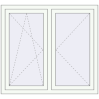 Ustalenie cen Okna skrzydłowe 1200x1100 mm EPSILON OPTIMA RAL 9016 Traffic white dwustronny