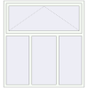 Pricing Tilt-and-Turn 1550x1655 mm REHAU BRILLANT DESIGN RAL 9016 Traffic white two-sided